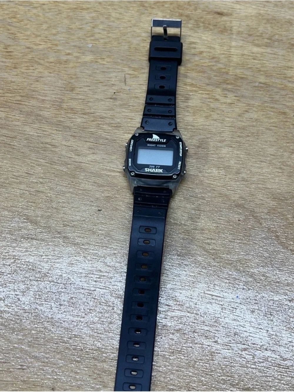 Vintage Freestyle Night Vision 300ft Shark Digital Mens Watch